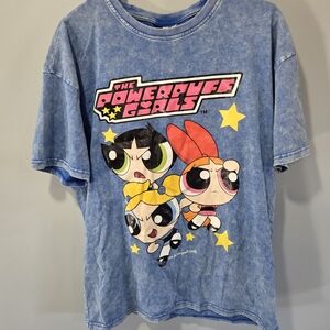 Vintage Y2k Cartoon Network Powder Puff Girls Medium Shirt